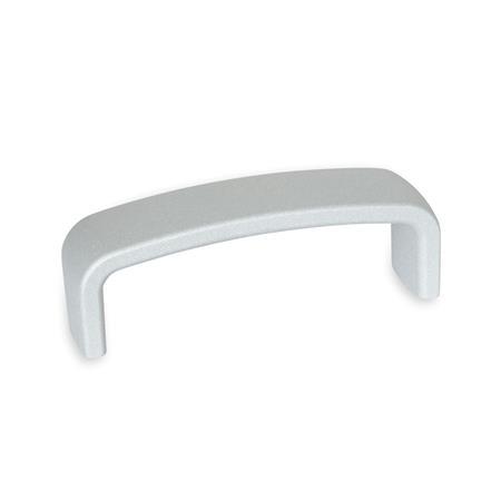 GN 422.1 Bügelgriffe, Aluminium Oberfläche: SR - silber, RAL 9006, strukturmatt
