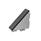 GN 30i Soportes angulares, zamac, para perfiles de aluminio (sistema modular i), con accesorio Tipo: C - Con conjunto de fijación y tapón
Tamaño: 30x60/40x80