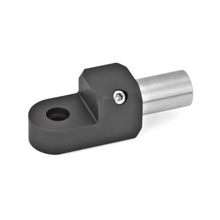 GN 483 T-Swivel Mounting Clamps, Aluminium Finish: ELS - Anodized, black
Type: W - with Bolt