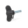 GN 634.13 Viti a galletto, plastica, perno filettato, acciaio / acciaio INOX, con sistema di ritegno Materiale: S - Acciaio
Tipo: R - Con anello di ritegno