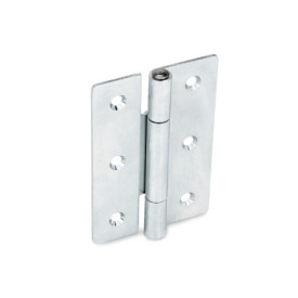 GN 136 Sheet Metal Hinges, Steel, Square or Vertically Elongated Material: ST - Steel<br />Type: C - With countersunk holes<br />Length: l2 (1,5) - 1,5-fach verlängert