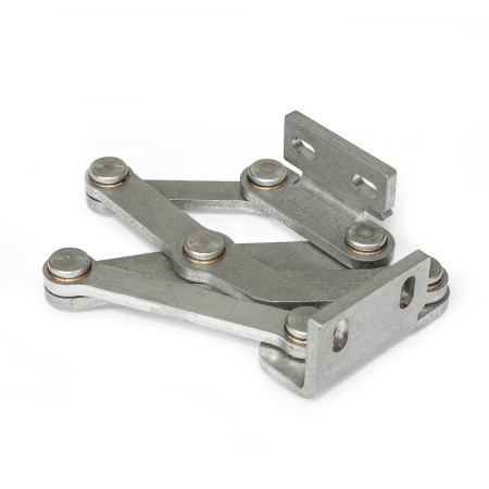 Multiple-Joint Hinges GN 7233: Stainless Steel , Concealed, Opening Angle 120°