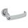 GN 119.3 Latches with Cabinet U-Handle Type: VK7 - With square
Finish: SR - Silver, RAL 9006, textured finish
