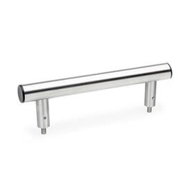 GN 666.7 Stainless Steel Tubular Handles Type: K - With plastic cover