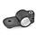 GN 278 Laschen-Klemmverbinder, Aluminium Form: OZ - ohne Zentrieransatz (glatt)
Oberfläche: SW - schwarz, RAL 9005, strukturmatt
