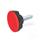 GN 636.4 Star Knobs with Threaded Stud, Plastic Color: DRT - Red, RAL 3000, matte finish