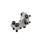 GN 868.1 Pidikkeet kiinnitysleuoille, teräs, staattiset pidikkeet Tyyppi: R - Leukalohko suorassa kulmassa kiinnitysvarteen
Pinta: NC - kemiallisesti nikkelöity