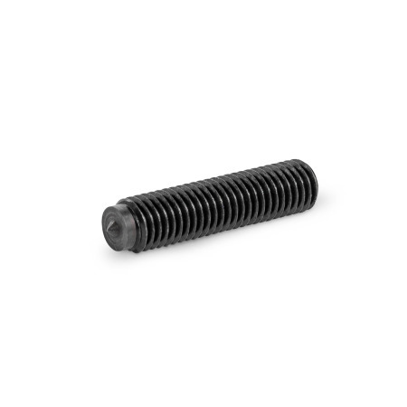 Grub Screws GN 913.2: Steel, with Hardened Pivot