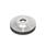 GN 6311.5 Foot Plates, for Grub Screws DIN 6332, Stainless Steel Type: R - With plastic cap, non-gliding