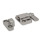 GN 724.3 Spring Latches, Steel / Stainless Steel, with Chamfered Pin, with Flange for Surface Mounting Type: L - left indexing cam
Chamfered pin identification no.: 2 - Chamfer, bottom
Material / Finish: NI - Stainless steel precision casting
Catch identification no.: 2 - With catch