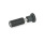 GN 313 Spring Bolts, Steel, Plunger Pin Retracted in Normal Position Material: ST - Steel
Type: A - With knob, without lock nut
Identification no.: 1 - Plunger pin without internal thread