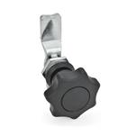 Latches, with Operating Elements, Housing Collar Black