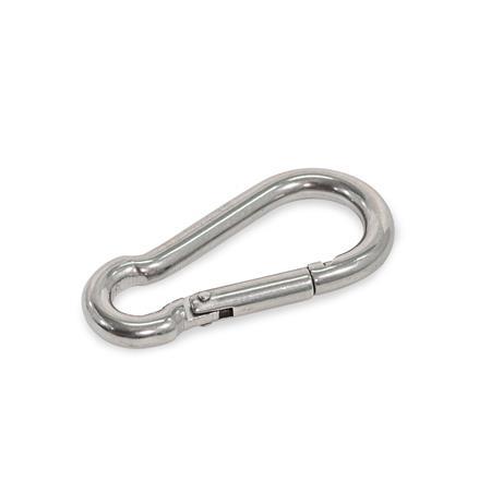 GN 5299 Carabiners, Steel / Stainless Steel
