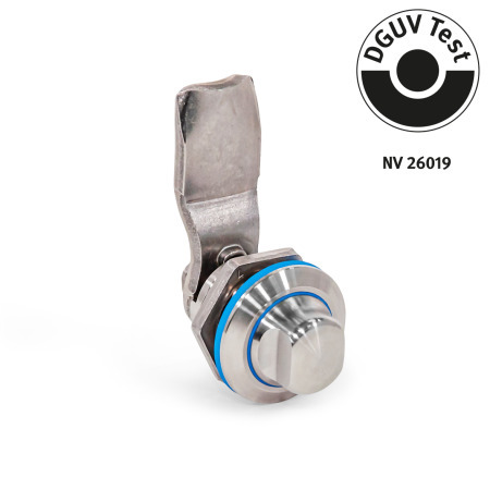 Cierres GN 1150: Acero inoxidable, lado de accionamiento en diseño higiénico (higiene frontal)