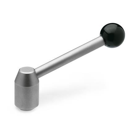 GN 212.5 Adjustable Tension Levers, with Threaded Insert, Stainless Steel 