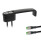 GN 422 Bügelgriffe, Zink-Druckguss, mit elektrischer Schaltfunktion / mit Leuchtmelder, mit zwei Funktionselementen Funktionselement 1: TO - Taster ohne LED
Funktionselement 2: RO - Taster, rastend, ohne LED
Anschlussart: S025 - Kabel mit Stecker, 0,25 m
Oberfläche: SW - schwarz, RAL 9005, strukturmatt